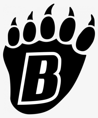 Png Black And White Stock Black Bear Jokingart Com - White Bear Lake Hockey Logo
