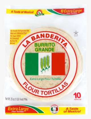 Burrito Grande Flour Tortillas - Printing
