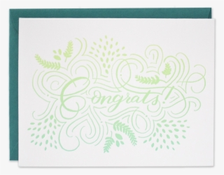 Letterpress Congrats