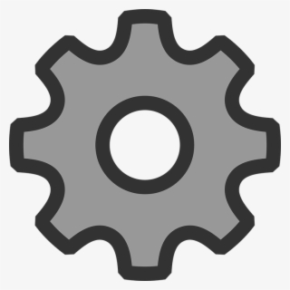 Computer Gear Grey Free Vector Graphic On - Setting Icon Png