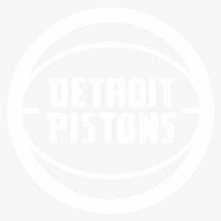 Detroit Pistons - Johns Hopkins Logo White