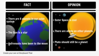 Fact/ Opinion Example - Opinion Example
