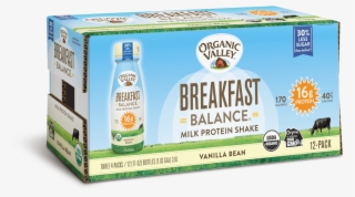 Vanilla Bean Breakfast Balance Protein Shake, - Organic Valley