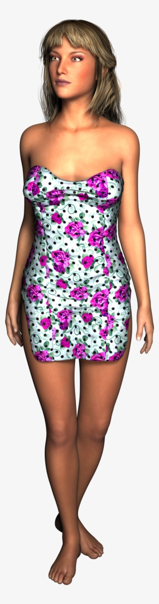 Woman Walking Standing 3d Render 1264277 - Mulher Em Pe Png