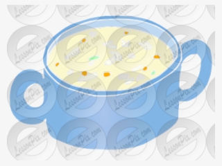 Soup Clipart Clam Chowder - Circle