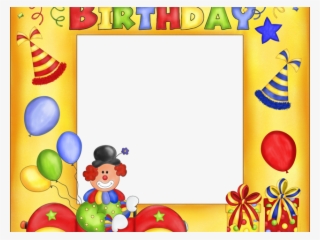 Happy Birthday Clipart Picture Frame - Png Format Transparent Png Photo Frames