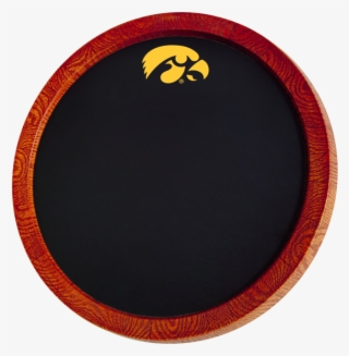 20" Barrel Team Logo Chalkboard-tigerhawk - Iowa Hawkeyes