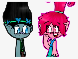 Poppy Troll Png - Branch X Poppy From Trolls
