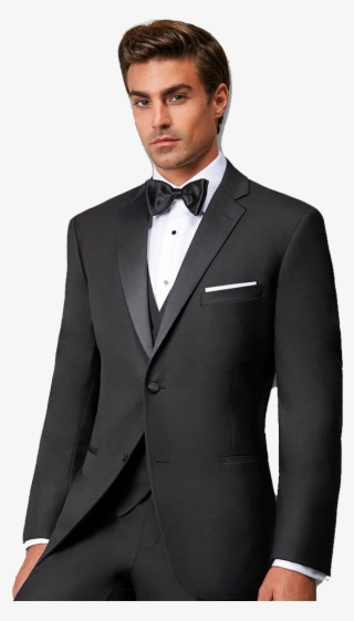 Black Tuxedo Free Png - Tuxedo Style Suit