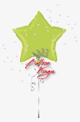 Lime Green Star - Pink Star