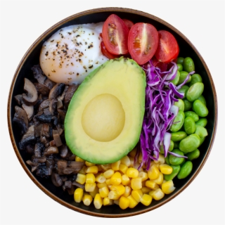 Avocado Vegetarian Bowl - Baked Beans