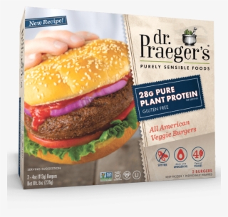 Praeger's Pure Plant Protein All American Veggie Burgers - Dr Praeger's Chickenless Nuggets