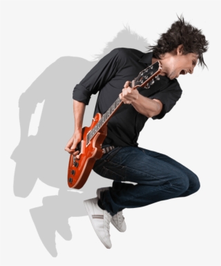 Jumping Guitarist