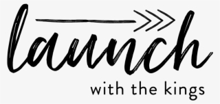 Black Launch Logo Copy - Calligraphy