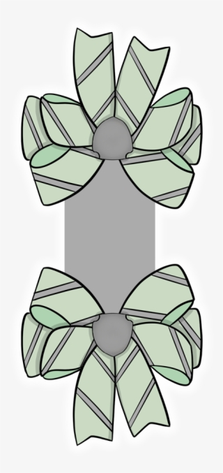 Pastel Slytherin Green Bow Magnetic Bookmark