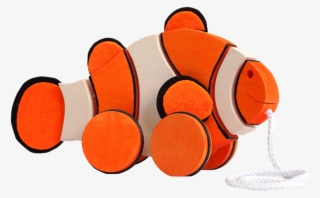 Fauna Wooden Pull Toy Clownfish/clownvis €24 - Toy