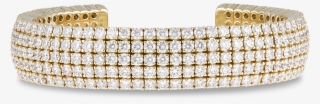 Diamond Cuff Bracelet, - Bracelet