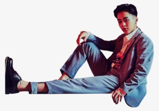 Xiumin Sticker - Sitting