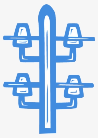Vector Illustration Of Hydro Lines And Transmission