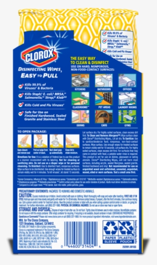 Now You Can Take Your Bacteria Killing Wipes With You - Clorox Company