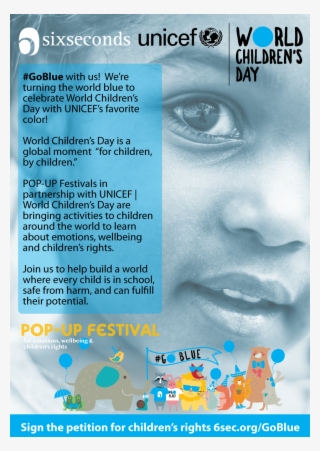 Here's One Of Our Official “pop-up Beta Testers” Working - Goblue World Children Day