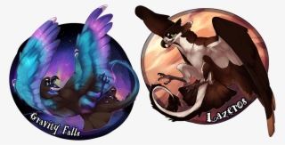 Lazeros And Gravity Falls - Illustration