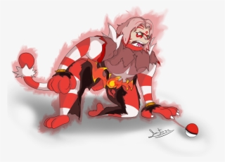 Transforming Into Incineroar - Cartoon