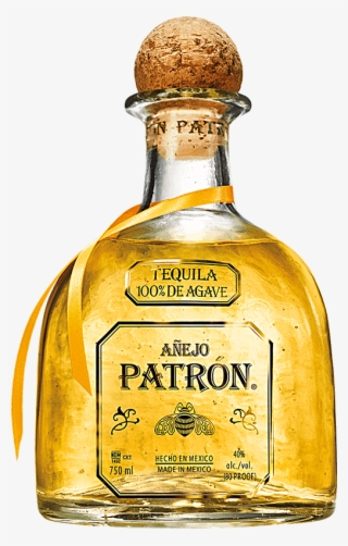 Engraved Text On A Bottle Of Personalised Patron Anejo - Patron Tequila Anejo 750ml