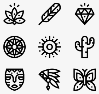 Boho - Dog Icon Transparent Background