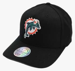 Miami Dolphins Mitchell & Ness Team Logo 110 Flex Snapback - Miami Dolphins