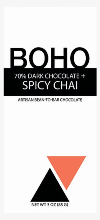 Boho 70% Dark Chocolate Spicy Chai - Triangle