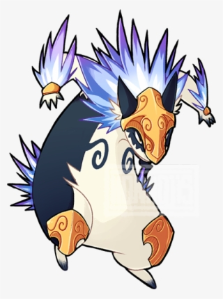 Mega Typhlosion Design For My Friend Sardines Thank - Cartoon