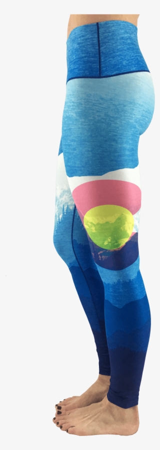 Colorado Flag Yoga Shorts - Leggings