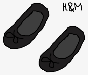 Black/grey/gray Flats Clipart