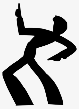 Dance Silhouette Clip Art Dromffm Top - Dancing Man Clip Art