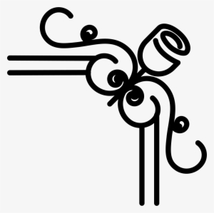 Floral Design Border On The Right Side Comments - Side Design For Project Work