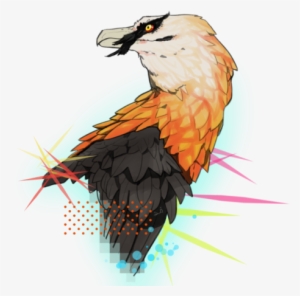 My Fifth Thousands Million Trillion Bearded Vulture - Transparent Bird