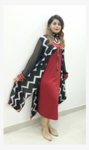 Jeresy Dress With Shrug - Girl