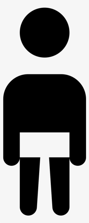 Swimmer Back View Icon - Sign