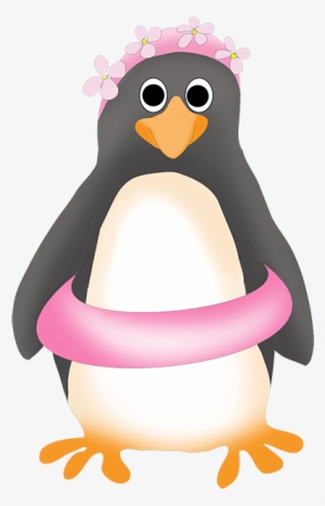 Penguin Clipart Summer - Summer Animal Clip Art