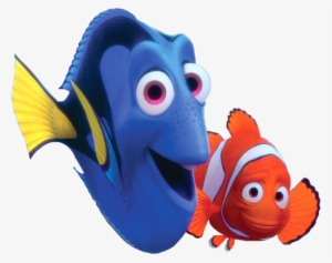 Marlin Finding Nemo Png Download - Dory And Nemo Png