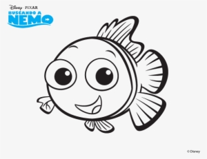 Finding Nemo Characters Coloring Pages - Cute Fish Coloring Page