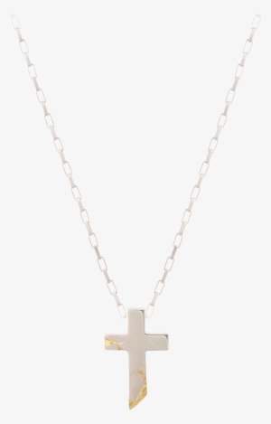 Buy Cracked Gold Cross Necklace And Fast Friends Necklace - Locket