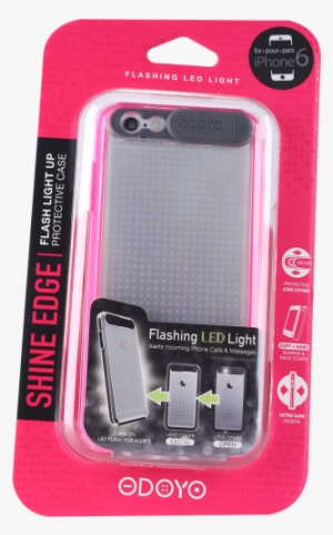 Shineedge Flash Light Up For Iphone 6 /6s - Odoyo Flashing Case For Iphone 6 - Neon Pink