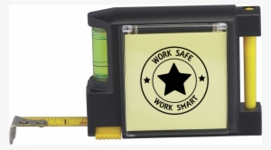 Combo Tape Measure/ Level With Work Safe Work Smart - Bullet Line Sm-9408-b - Combo Tape Measure / Level