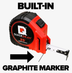 Quickdraw Tape Measure With Built In Graphite Marking - Quick Draw Pro Tape Measure