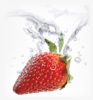 Strawberries Water Png Image Freeuse Download - Strawberry Juice Splash Png