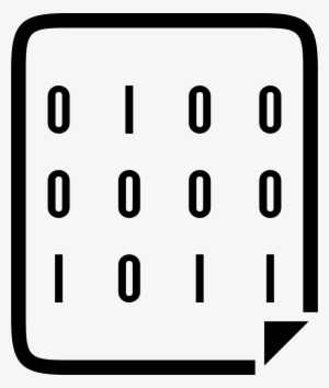 Binary Code - - Binario Icon