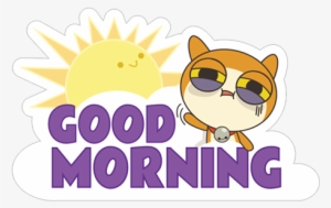 Good Morning Sticker - Sticker