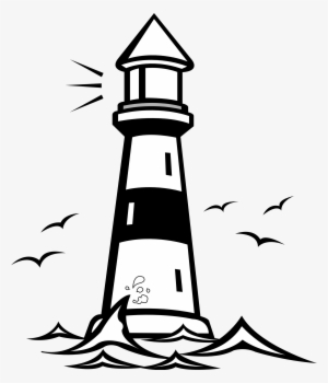 Lighthouse Clipart - Let Your Light So Shine Coloring Page